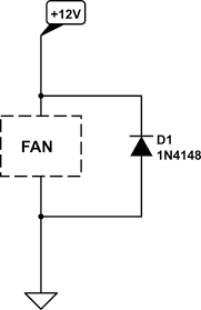 C12ph == bzx55c12, zener diode. The Concept Of Protection Diodes Across A Fan Motor Electrical Engineering Stack Exchange