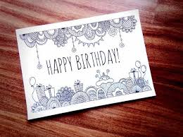 Happy Birthday Foldable Birthday Card Coloring Page Happy Birthday Colouring Page Folded Birthday Card Instant Etsy In 2020 Birthday Card Drawing Happy Birthday Coloring Pages Happy Birthday Doodles