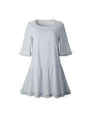 fashion edit ruffle doll dress grey