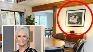 Jamie Lee Curtis explains bizarre framed photo of naked child in home  office | news.com.au — Australia's leading news site