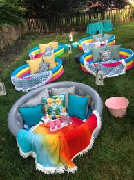 If the sound system is too weak, muffled, or hard to understand, the audience will lose interest quickly. Outdoor Movie Night Movie Night Birthday Party Backyard Party Backyard Movie Party