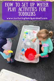 Inexpensive Engaging Water Play For Toddlers Nurturing Family Self In 2020 Toddler Activities Water Play Activities Water Play