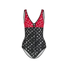 Acquista costumi da bagno donna su sir126roma. Costume Da Bagno Intero Con Motivo Monogram Abbigliamento Louis Vuitton