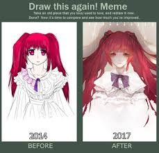 Lazy Draw This Again Meme By Makashikami Cute Art Cute Drawings Anime Drawings Tutorials