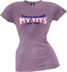 Amazon.com: Old Glory - Womens Big Tits Juniors T-Shirt Purple : Clothing,  Shoes & Jewelry