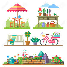 Podobny Obraz Summer Landscape Flat Illustration Painting For Kids