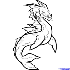 Monster Creature How To Draw A Sea Creature Sea Creature Step 8 1 000000080411 5 Jpg 1443 1443 Sea Creatures Drawing Creature Drawings Sea Creatures
