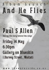 An expression of pain and inward concentration altered the pale contours of his face. Paul S Allen And He Flies Album Launch Gallery On Blueskin Dunedin Fri 14 May 2021