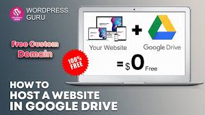How To Host A Website In Google Drive With Custom Domain Free Create Website Free Google Drive Hosting