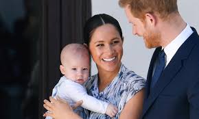 Royal family members congratulated meghan markle and prince harry on the birth of their second child. Meghan Markle Cradles Archie In Stunning New Maternity Photo With Prince Harry For International Women S Day