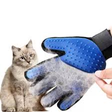Good for massaging your cat as well as for grooming. Pet Grooming Glove By True Touch Gentle Deshedding Brush Glove Brushing Glove Hair Removal Pet Grooming Gloves Mitts One Piece By Shophill Buy Online At Best Prices In Nepal