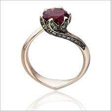 Beauty And The Beast Inspired Wedding Rings Jewelry Beautiful Jewelry Rubellite Ring