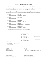Ada banyak contoh surat pernyataan persetujuan yang bisa ditemukan dan ditiru. Contoh Surat Keterangan Ahli Waris Doc Atau Word