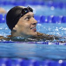 He currently represents the cali condors which is part of the international swimming league.he won seven gold medals at the 2017 world aquatics championships in budapest and a record eight medals, including six gold, at the 2019 world aquatics championships in gwangju. Who Is Caeleb Dressel 5 Facts About The 2 Time Olympian Popsugar Fitness