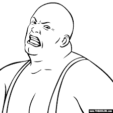 Download and print these hulk hogan coloring pages for free. Wwe Online Coloring Pages Thecolor Com