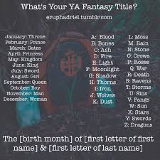Cool The Only Problem Is If You Have The Same Letter For Your First And Last Name Writing Prompts Title Generator Writing Life
