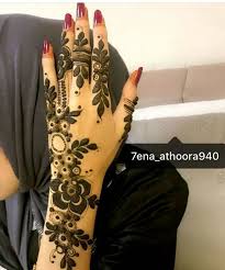1 807 Likes 35 Comments Henna Mazarin Design On Instagram اكتب شی تؤجر علیه شرايكم بالنقش A Henna Hand Tattoo Full Mehndi Designs Mehndi Designs