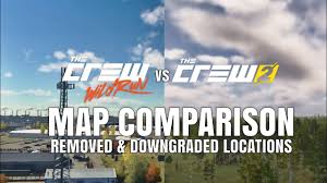 The crew vs the crew 2 graphics and map comparison. The Crew 1 Vs The Crew 2 Map Comparison Removed And Downgraded Locations Youtube