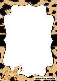 Free Printable Leopard Baby Shower Invitations Templates Baby Shower Invitation Templates Leopard Baby Showers Baby Shower Invitations