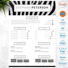 Animal Care Resume Cv Template For Word Pages Creative Cv For Safari Assistant Zoo Director Resume Resume Instant Downloadable Resume Template Cv Template Reference Letter Template
