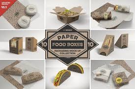 Vol 10 Food Box Packaging Mockups Food Box Packaging Packaging Mockup Free Packaging Mockup