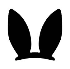 Easter Bunny Ears Silhouette Rabbit Silhouette Diy Bunny Ears Cricut Easter Ideas