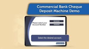 Direct deposit is a simple, safe, and secure way to get benefits. Commercial Bank Cheque Deposit Machine Demo Youtube