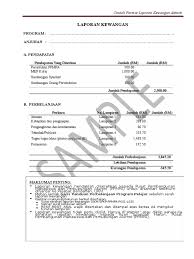Laporan arus kas (statemen of cash flow ). Jppel Format Laporan Kewangan