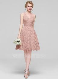 A Line X2f Princess V Neck Knee Length Zipper Up Regular Straps Sleeveless No Ch Knee Length Lace Dress Knee Length Bridesmaid Dresses Lace Bridesmaid Dresses