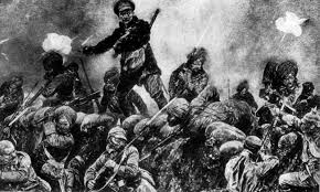 WW1- Sikhs charging German trench.jpg ...