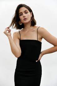 black dress style lbd harperandharley hairstyles little curly corkscrew short