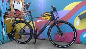 Note the large chainring on this blue and red schwinn built excelsior bicycle. Excelsior Feine Rader Fahrradhandel Volgersweg Hannover