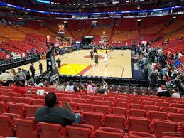 Americanairlines Arena Section 112 Miami Heat