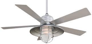 Minka aire outdoor ceiling fans. Minka Aire Rainman 54 Indoor Outdoor Ceiling Fan In Galvanized Lightsonline Com