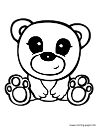 This is a large animal, but black bears can run up to 40kmph, they are expert tree climbers, and they can swim (nevertheless, polar bear is the most efficient in this domain). Kawaii Coloring Pages Bear Novocom Top