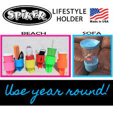 Get Your Genuine Spiker Anything Else Is Just An Imposter Use On The Beach Or Sofa Holds Your Drinks And Other I Local Gift Store Monogram Boutique Spikers