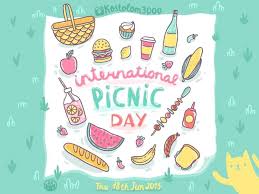 Each year on the first monday of december, union construction sites across nsw shut down to allow employees a day of recreation to spend with their family and friends. International Picnic Day Clipart Picture Picnic Spring Illustration Cute Cartoon