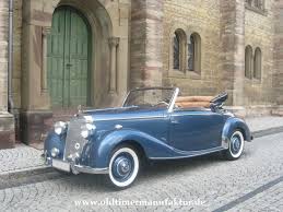 Mercedes 170 S Cabriolet A Baujahr 1950 Die Oldtimermanufaktur Cabriolets Old Classic Cars Mercedes