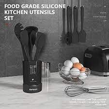 Our editors independently research, test, and recommend the best products; Cooking Utensils Kitchen Utensils Gadgets Gasthof Donau Sigmaringen De Spatula Brush Turner Soup Ladle Slotted K G Kitchen Silicone Cooking Utensils Set Heat Resistant Non Stick 11 Piece Black Spatula Set With Holder Pasta Fork Turner