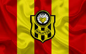 Download Wallpapers Yeni Malatyaspor Turkish Football Club Malatyaspor Emblem Logo Red Yellow Silk Flag Malatya Turkey Turkish Football Championship Best Futbol Bayrak Sari