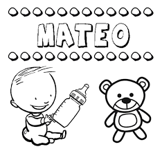 Mateo Dibujos De Los Nombres Para Colorear Pintar E Imprimir Leon Para Colorear Imprimir Sobres Modelos De Letras