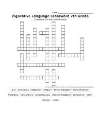 With these 10 sites, you can find free easy crosswords to print, puzzles, and other resources to keep you bus. Figurative Language Crossword Puzzle 2 By Roslyn Terre Tpt