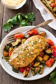 These baked zucchini recipes are an easy and delicious way to use up any bumper crop you have. Sheet Pan Italian Chicken With Tomatoes And Vegetables