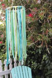 You Could Make This With The Kids And Let Them See Which Way The Wind Blows It Spring Crafts For Kids Ribbon Mobile Hoop Art