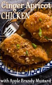 Ginger Apricot Chicken With Mustard With Herbs De Provence Recipe Chicken Recipes Apricot Chicken Apricot Chicken Recipes