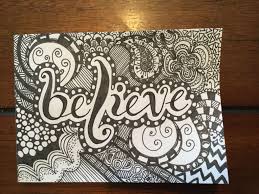 Believe Doodle Mandala Design Art Doodle Art Drawing Doodle Art Designs How to be an artist. doodle art drawing