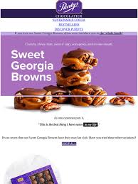 Purdys Chocolatier Ooey Gooey Sweet Georgia Browns Oh My Milled