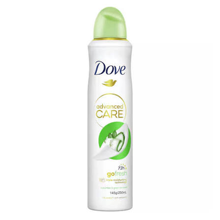 DOVE GO FRESH CUCUMBER GREEN TEA SCENT 72H 150ML