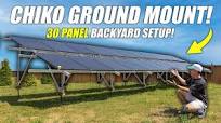 The ULTIMATE DIY Backyard Solar Panel Ground Mount? - Chiko GroundFlex Kit