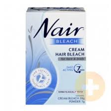 nair cream hair bleach face body 28g